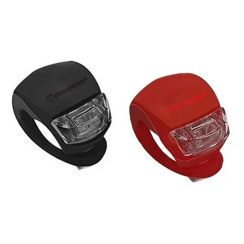 Kit de Lanternas Gold Sports Bike Luz de Segurança - 4 LEDs