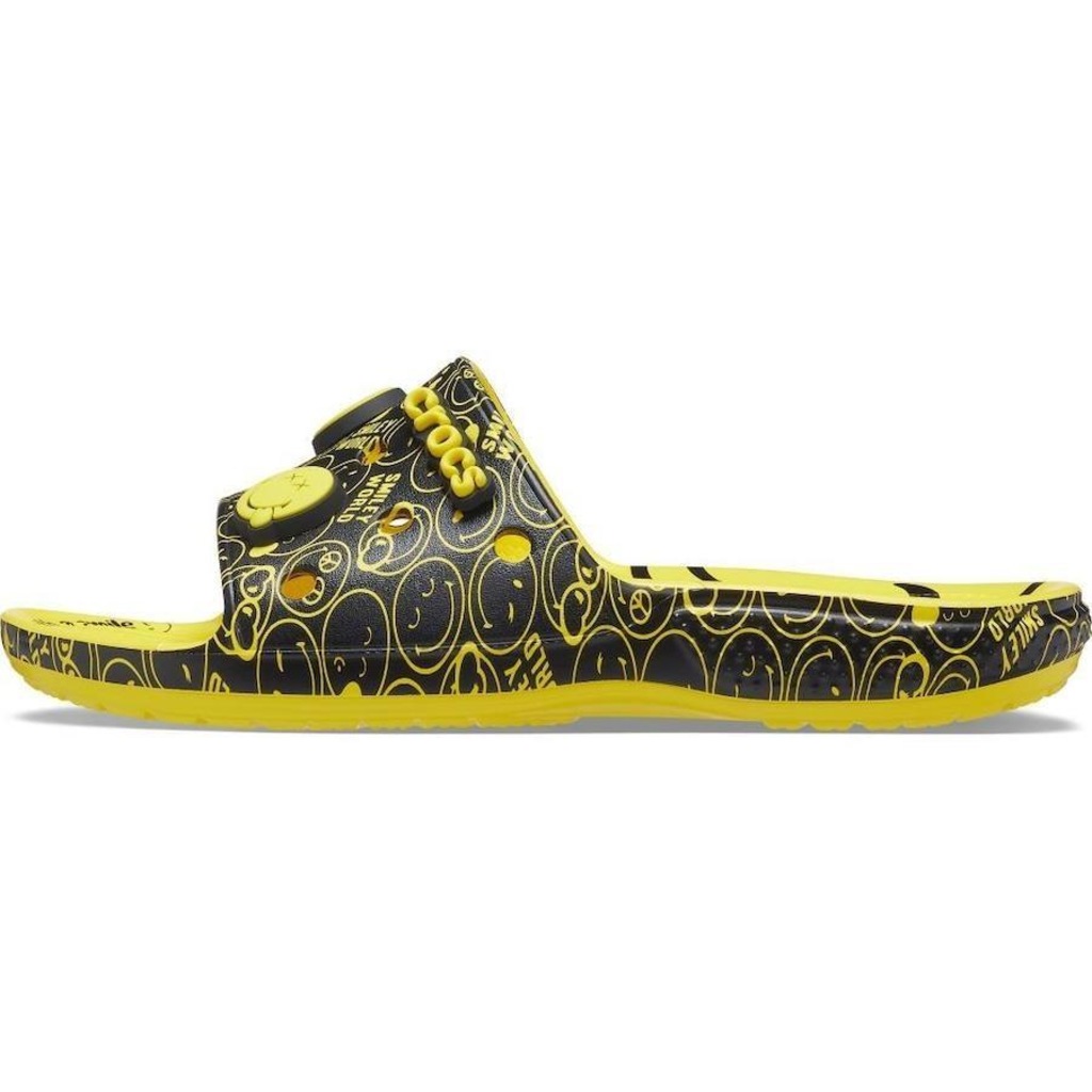 Sandália Crocs Classic Smiley Slide - Adulto | Centauro
