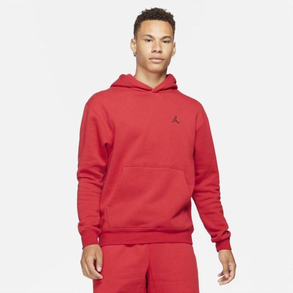Blusão com Capuz Nike Jordan Essentials FLC PO - Masculino - Foto 1