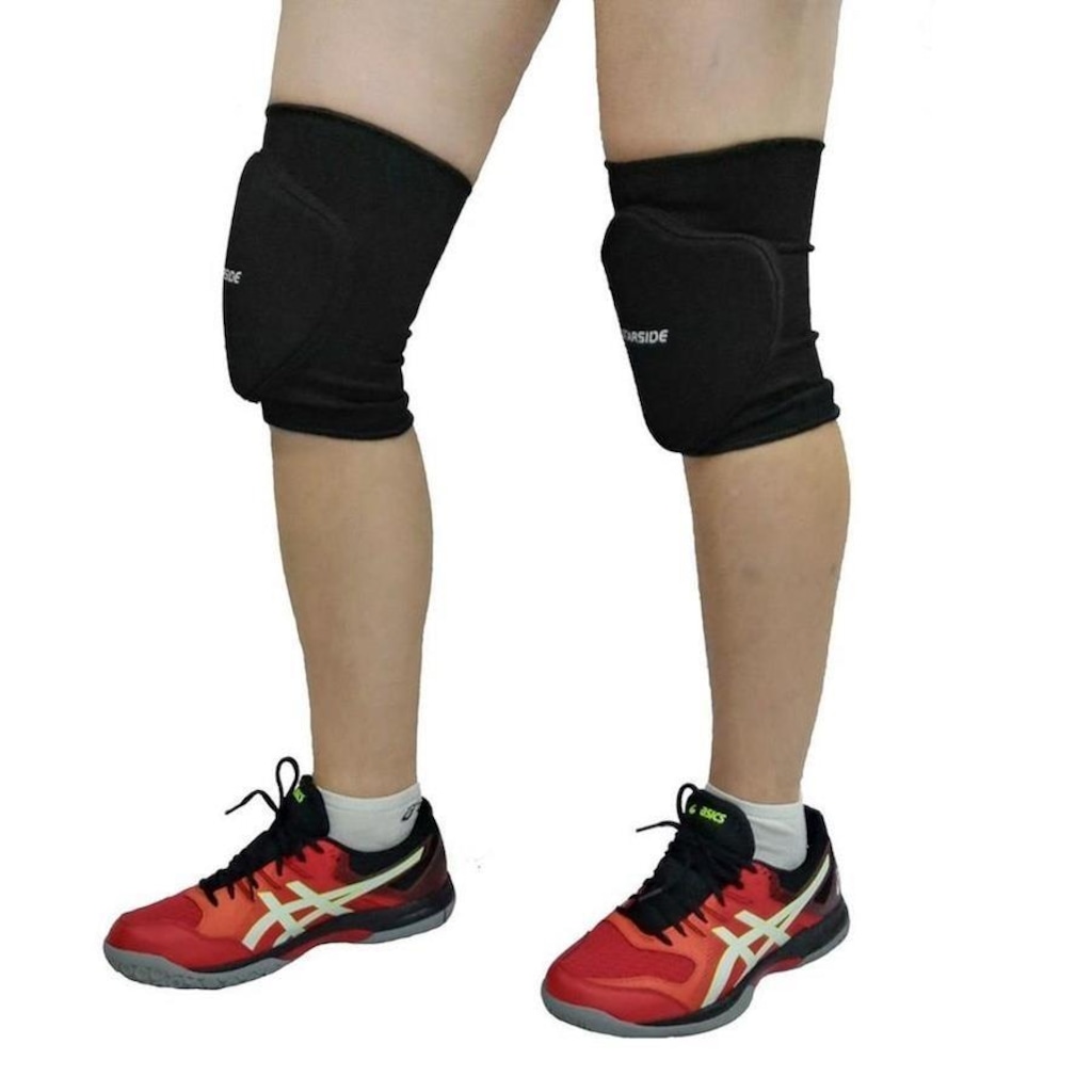 Joelheira de Futsal Starside Elástica com Espuma - 1 Par - Adulto