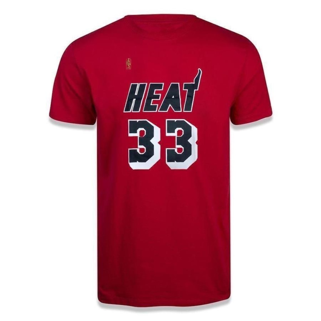 Camiseta Miami Heat Mitchell & Ness Alonzo Mourning 33 - Masculina - Foto 1