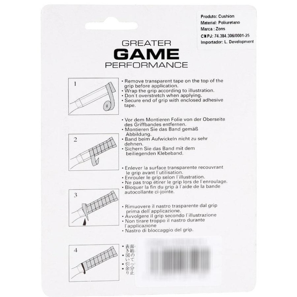 Imagem 4 do produto Cushion Grip Zons Hypersoft