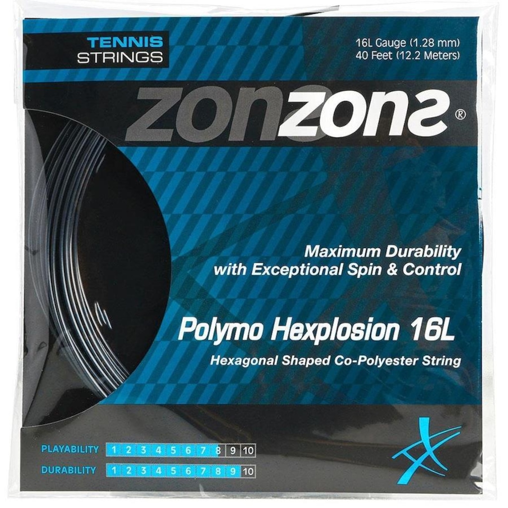 Corda de Raquete Zons Hexplosion 16L Set Individual - 1.28mm