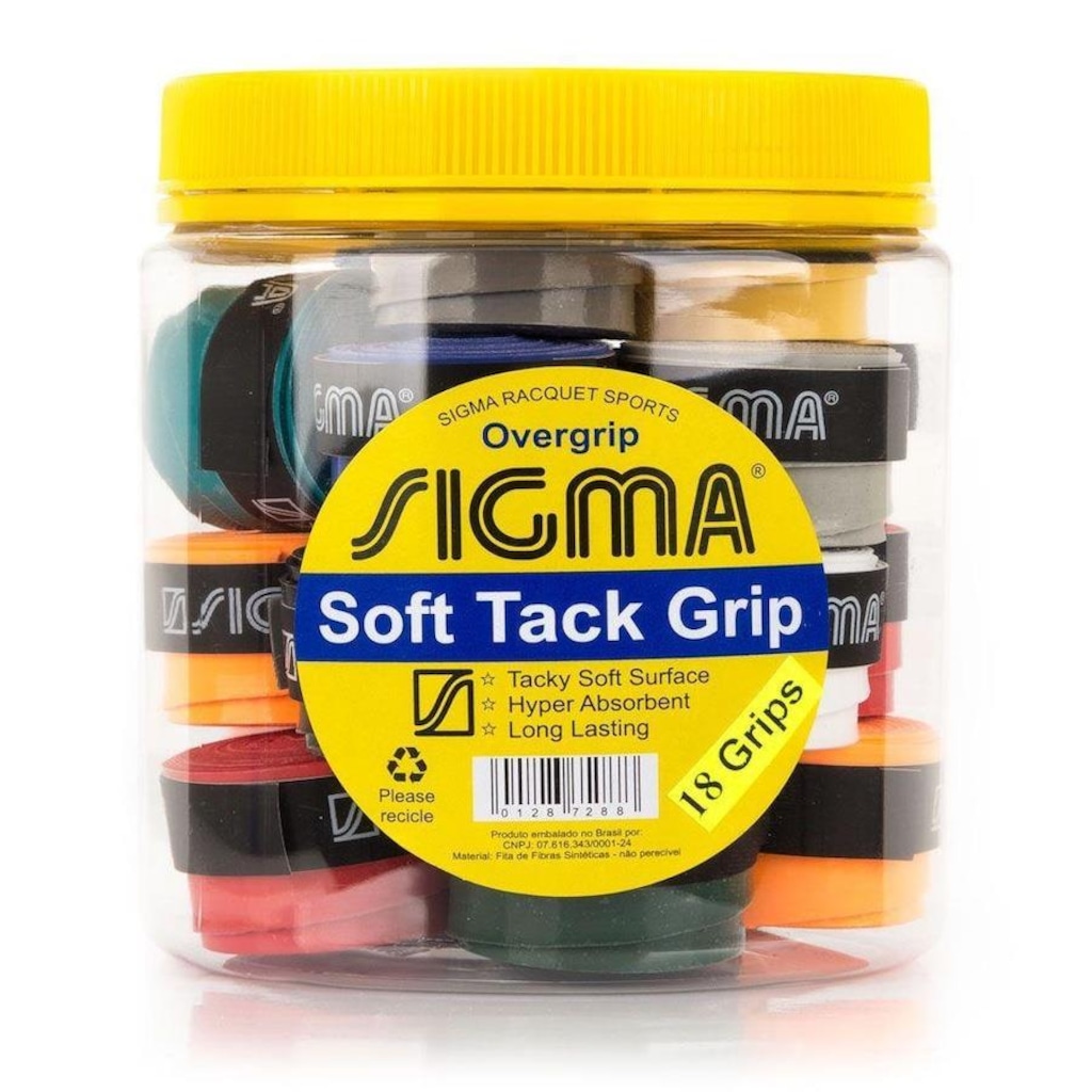 Overgrip Sigma Soft Tack Misto - 18 Unidades
