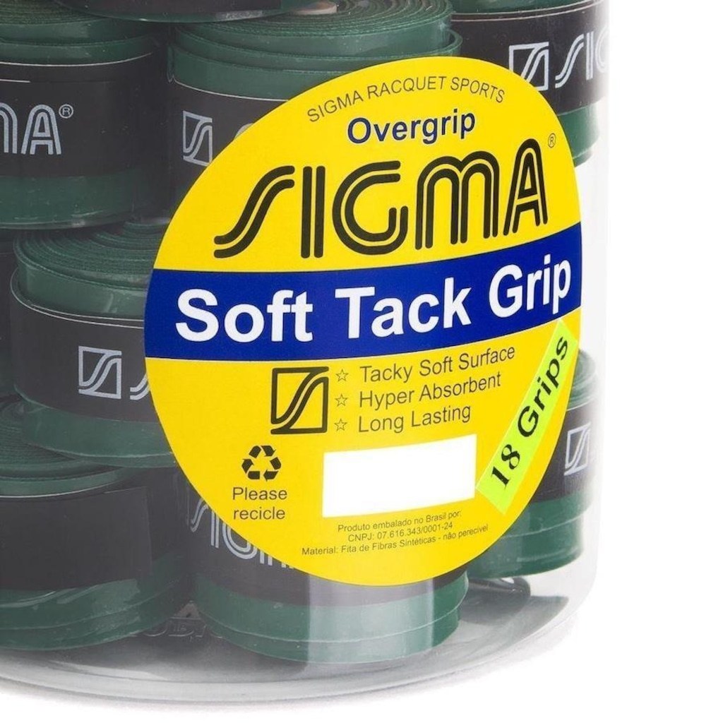 Imagem 2 do produto Overgrip Sigma Soft Tack - 18 unidades