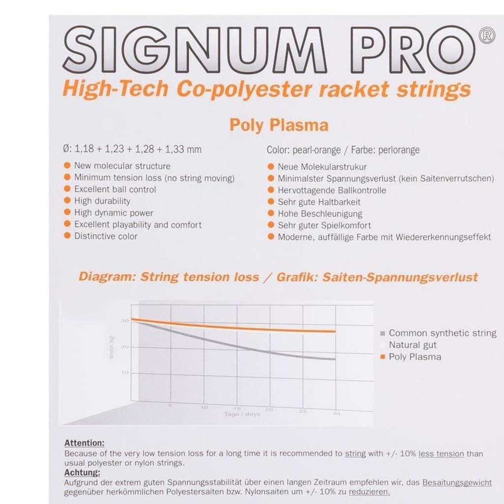 Imagem 3 do produto Corda Signum Pro Poly Plasma Set Individual - 1.18mm