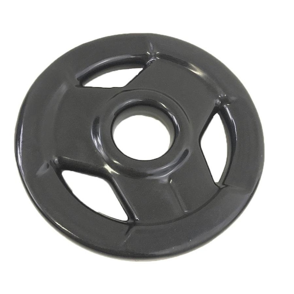 Anilha Ahead Sports Sport Emborrachada Furo Standad - 1kg - Foto 1