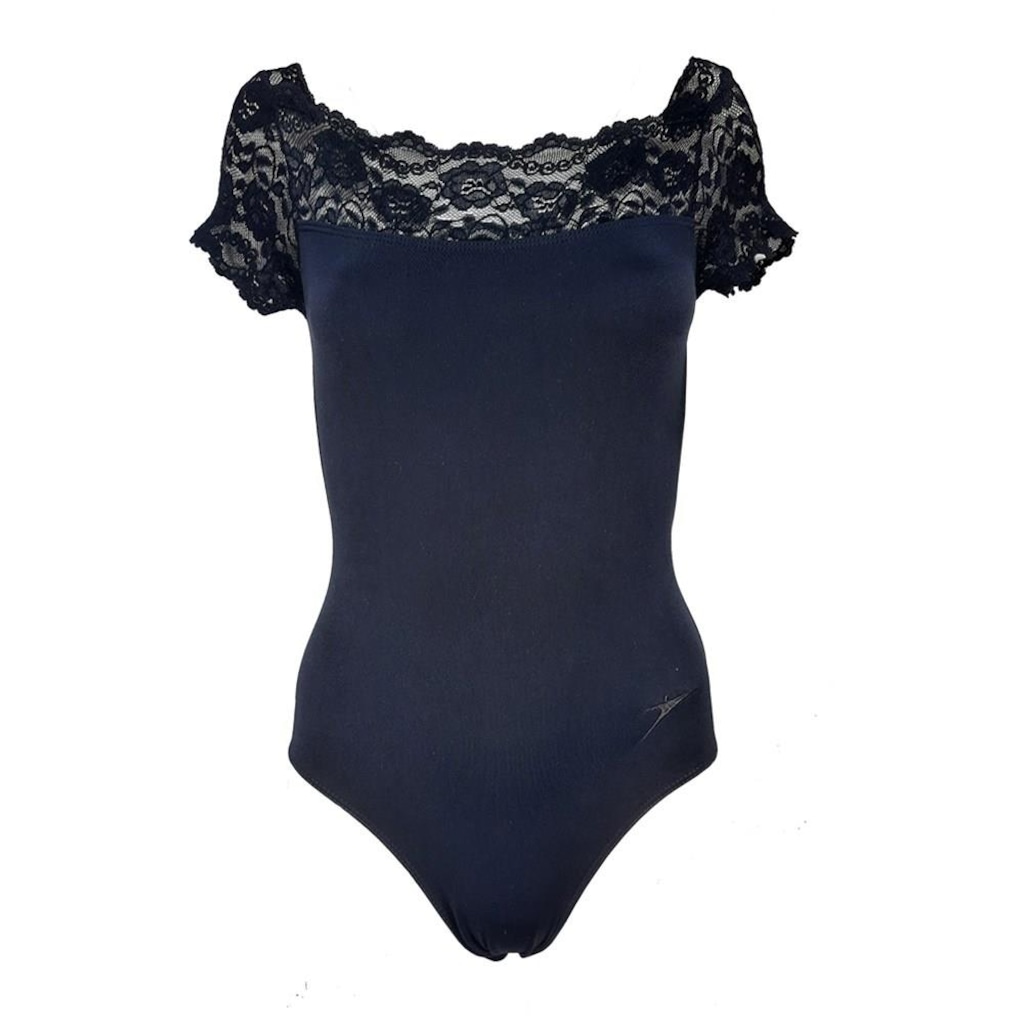 Collant Só Dança Classic Renda SD-766 Feminino