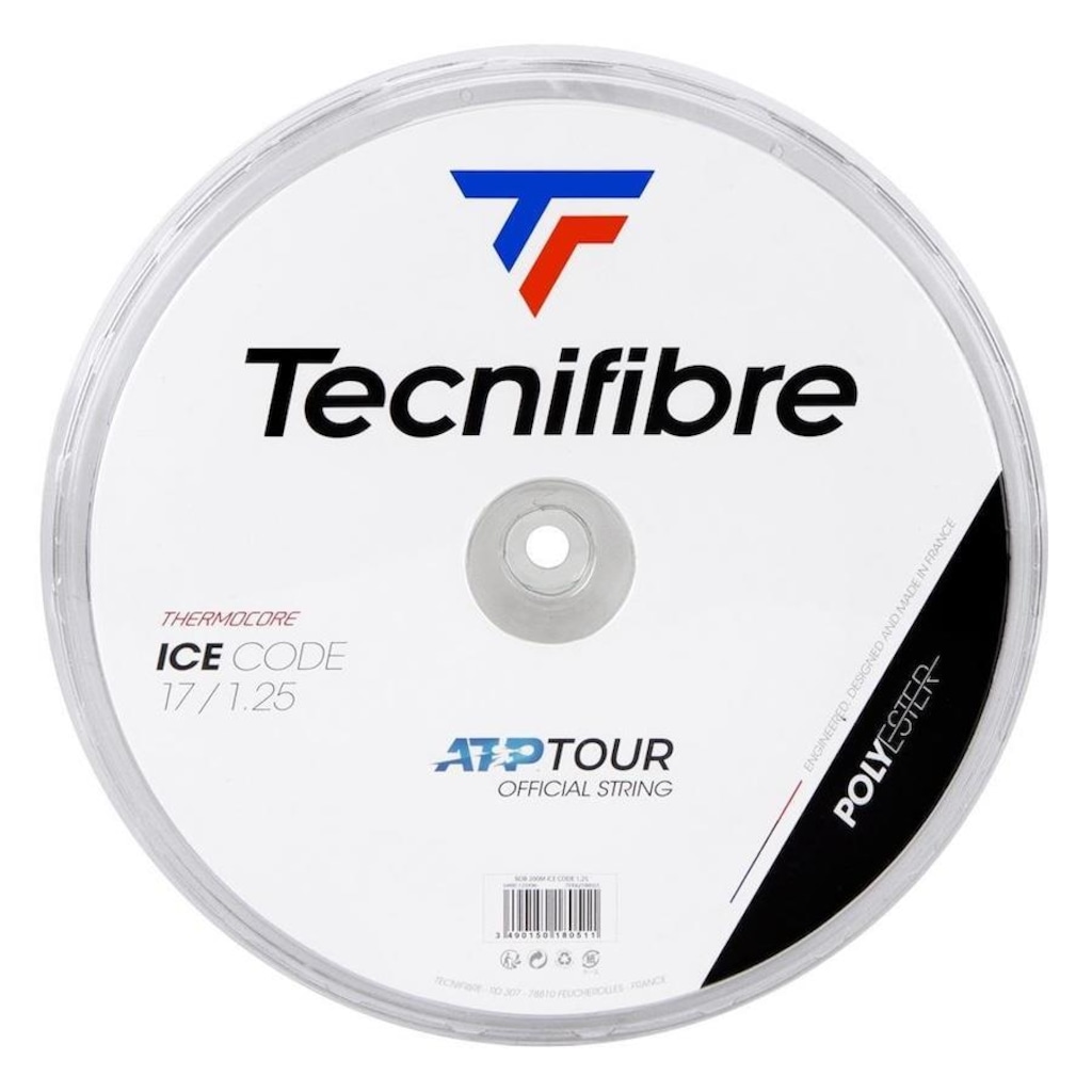 Corda Tecnifibre Ice Code 17L 1.25mm - Rolo com 200 Metros - Foto 1