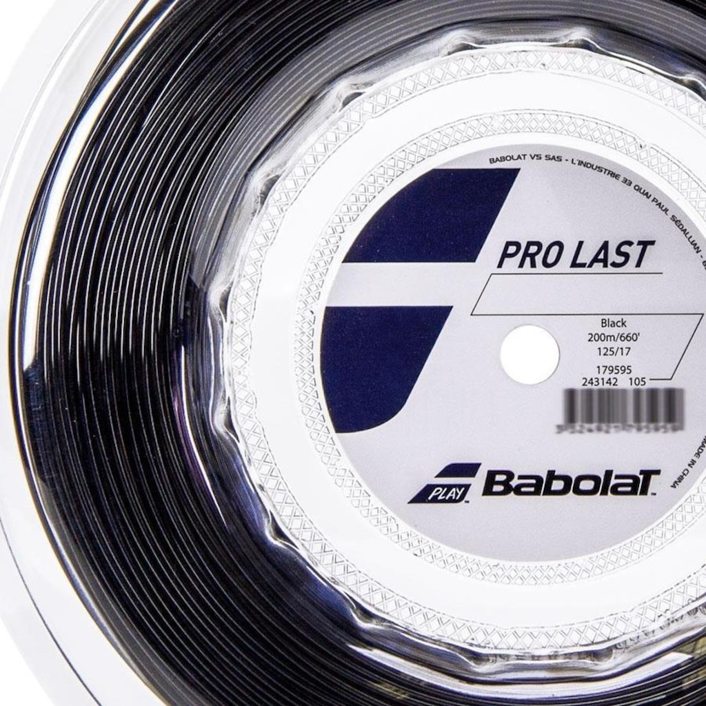 Imagem 2 do produto Corda Babolat Pro Last 17l 1.25mm - Rolo com 200 Metros