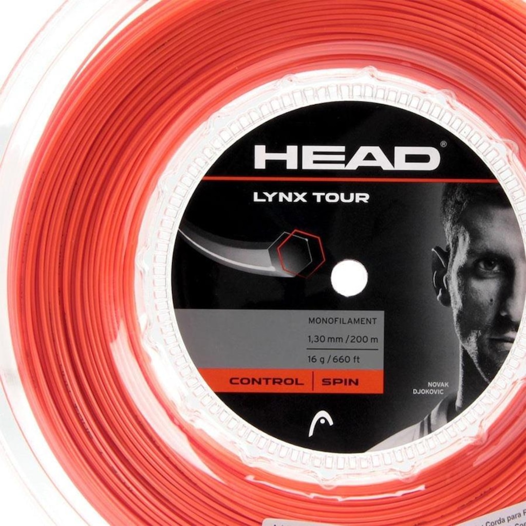 Imagem 2 do produto Corda Head Lynx Tour 16 1.30mm - Rolo com 200 metros