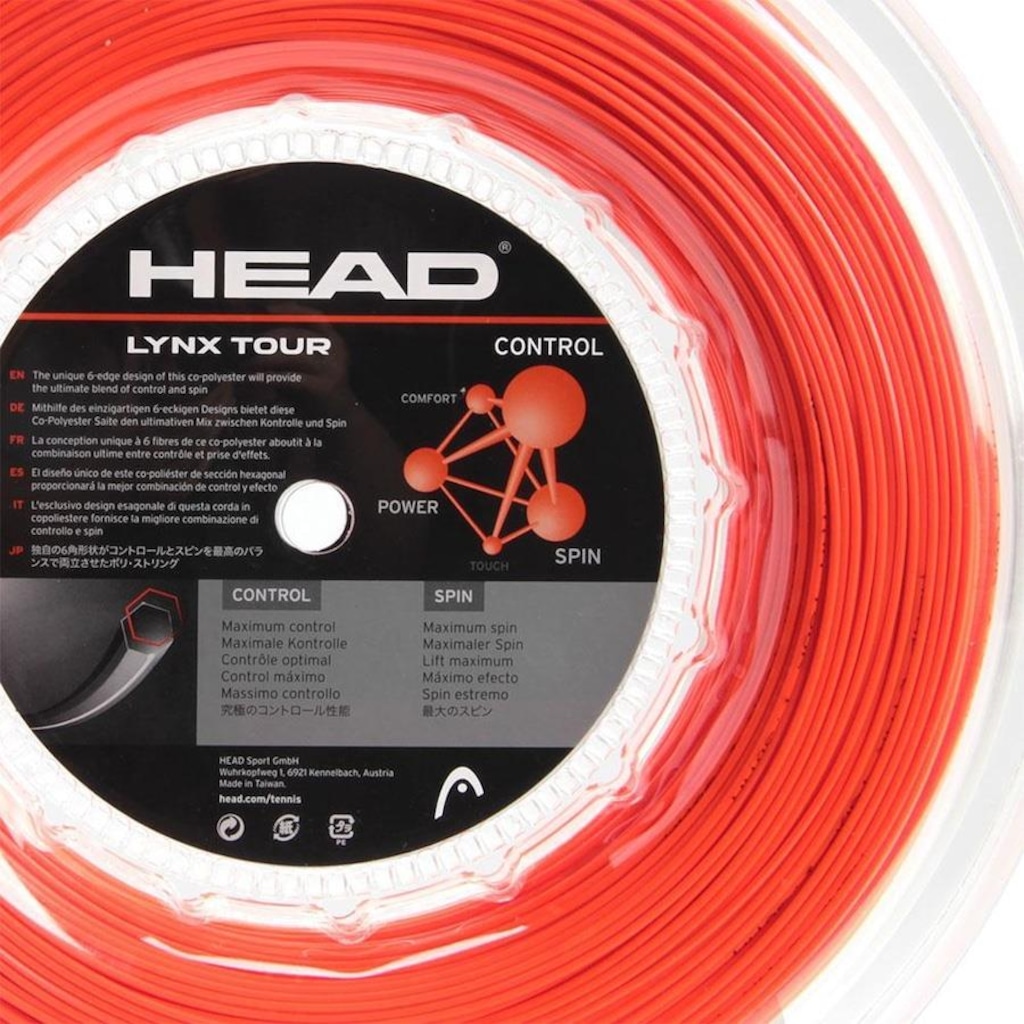 Imagem 3 do produto Corda Head Lynx Tour 16 1.30mm - Rolo com 200 metros