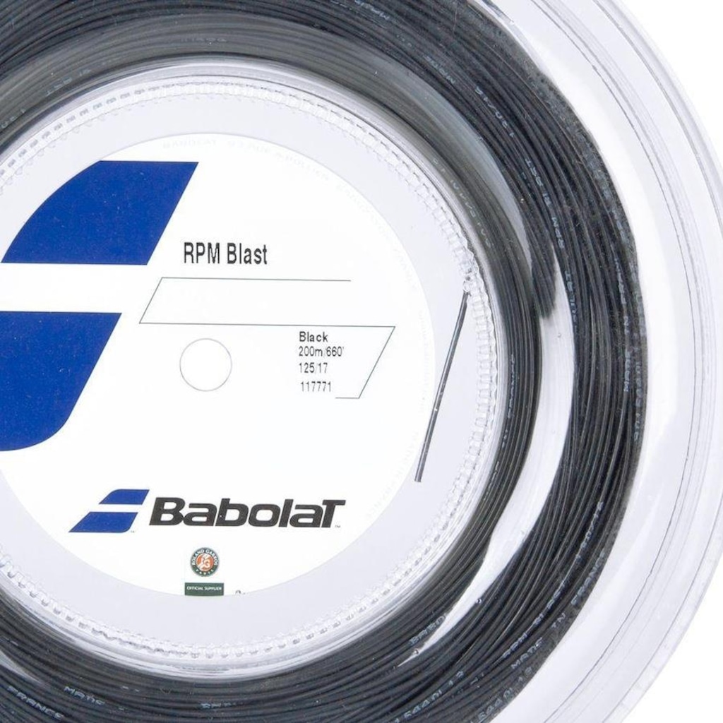 Imagem 2 do produto Corda Babolat RPM Blast 1.25mm 17L - Rolo com 200 metros