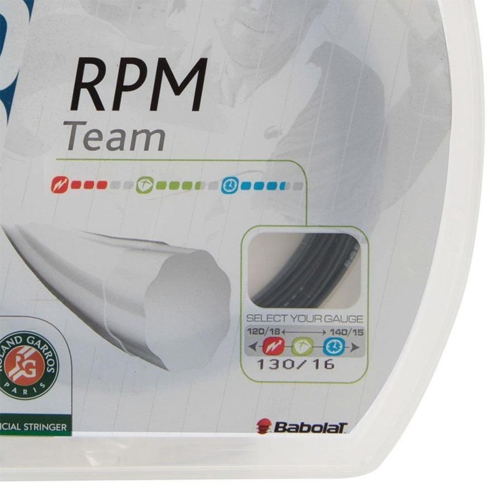 Imagem 2 do produto Corda Babolat RPM Team 16L 1.30mm - Set Individual