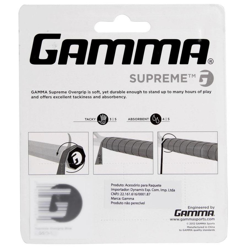 Imagem 4 do produto Overgrip Gamma Supreme - 3 Unidades