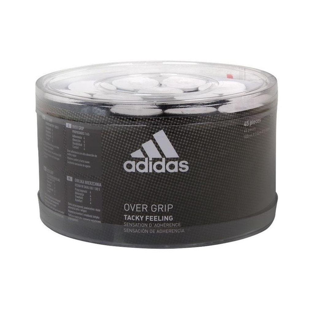 Kit Overgrip adidas Padel e Beach Tennis com 45 Unidades