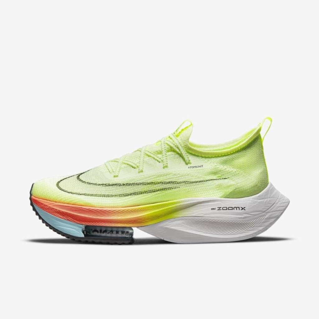 スパイク・シューズ Nike Air Zoom Alphafly Next% Lime Blast Tênis Nike Air Zoom Alphafly NEXT% - Masculino | Centauro