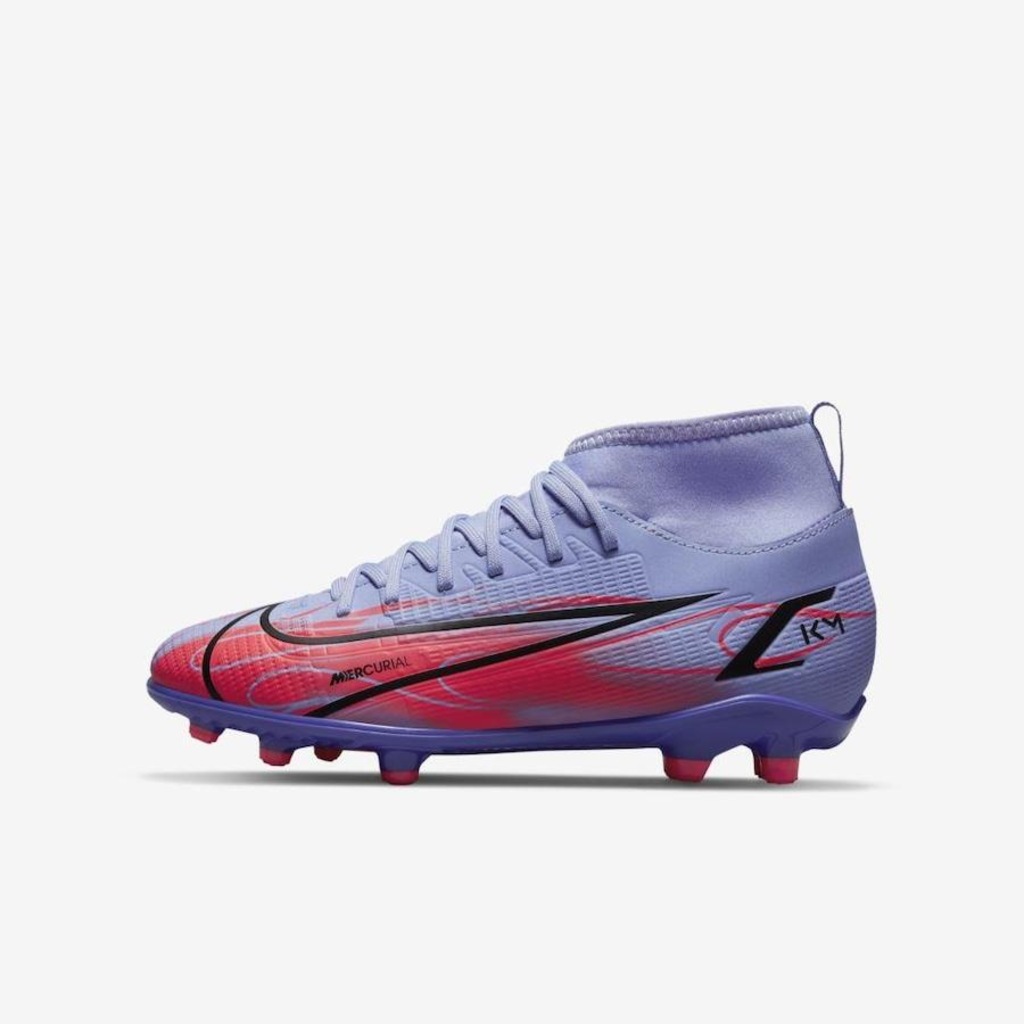 Chuteira de Campo Nike Mercurial Superfly 8 Club KM - Infantil
