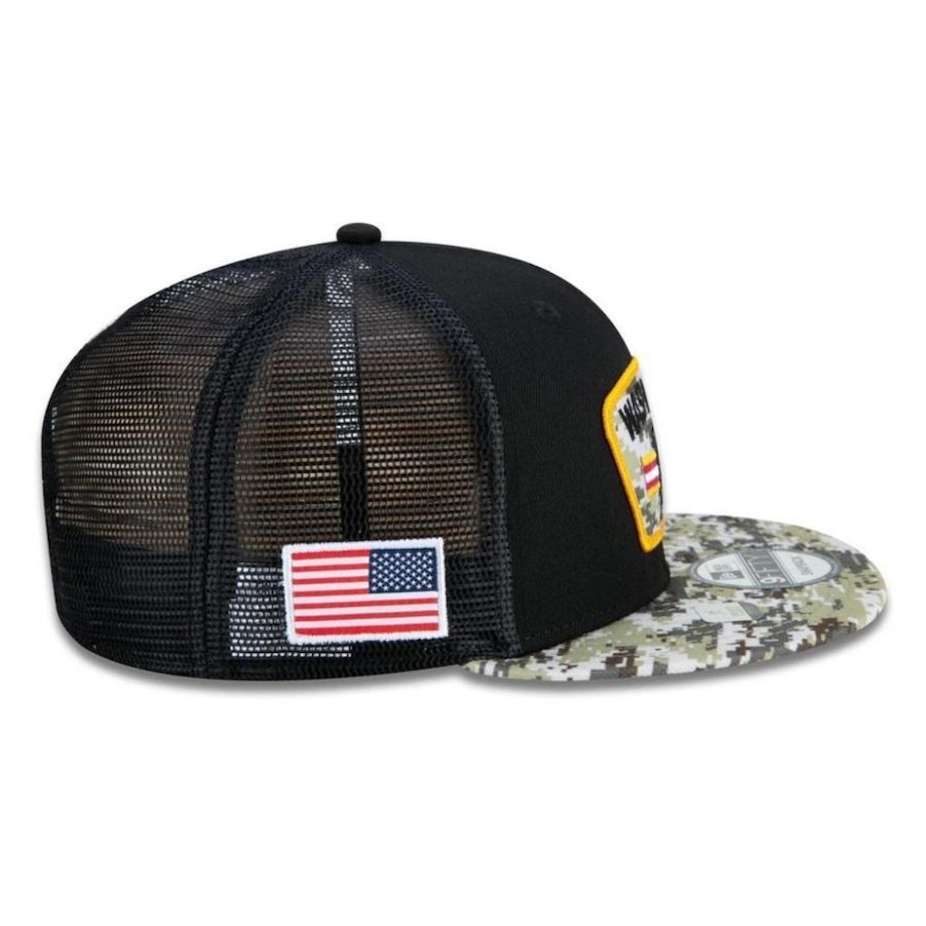 Imagem 5 do produto Boné Aba Reta New Era Washington Football Team 950 NFL 21 Salute - Snapback - Adulto