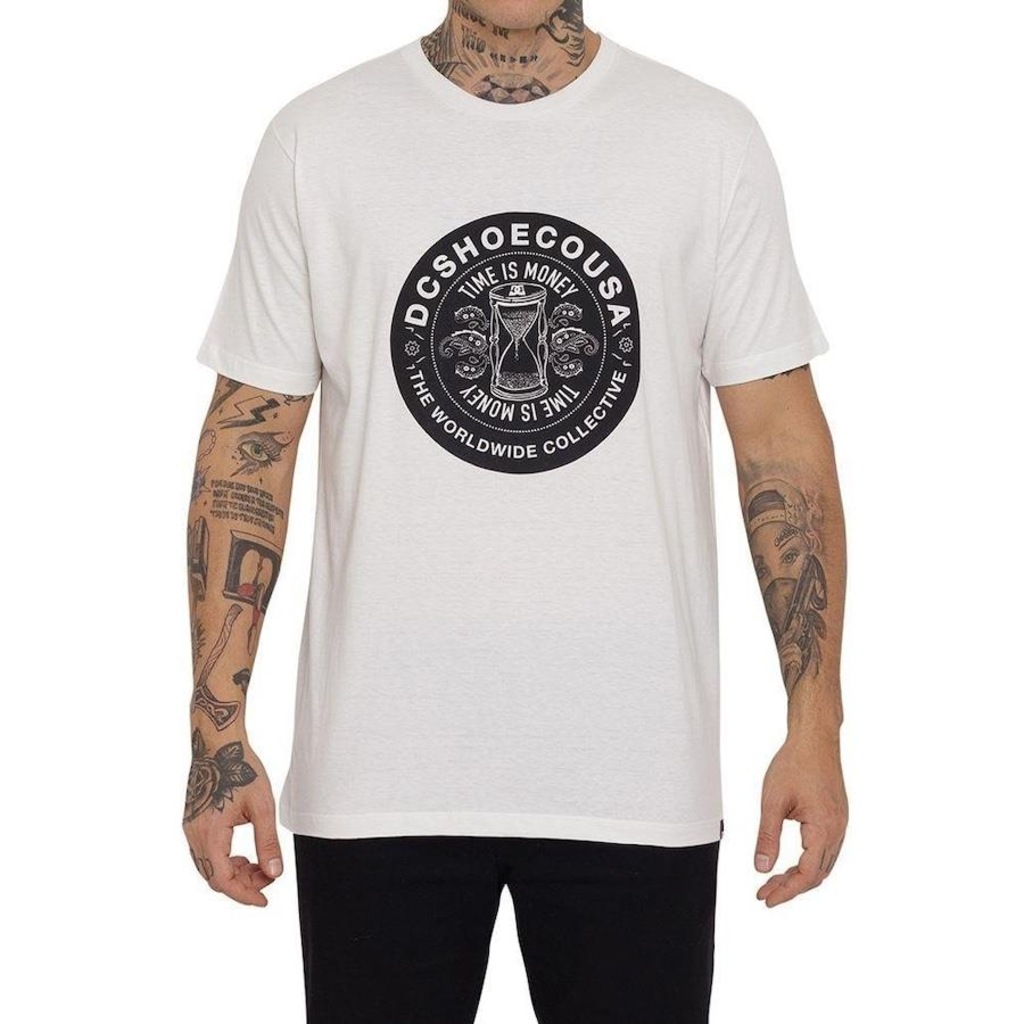 Camiseta DC Shoes Time Is Money - Masculina