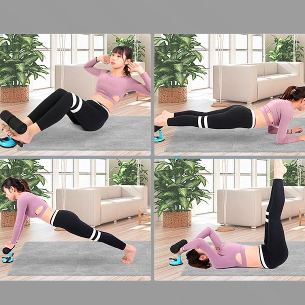 Imagem 5 do produto Suporte para Exercícios Abdominal Gold Sports III com uma Mesh Bag - Ventosa