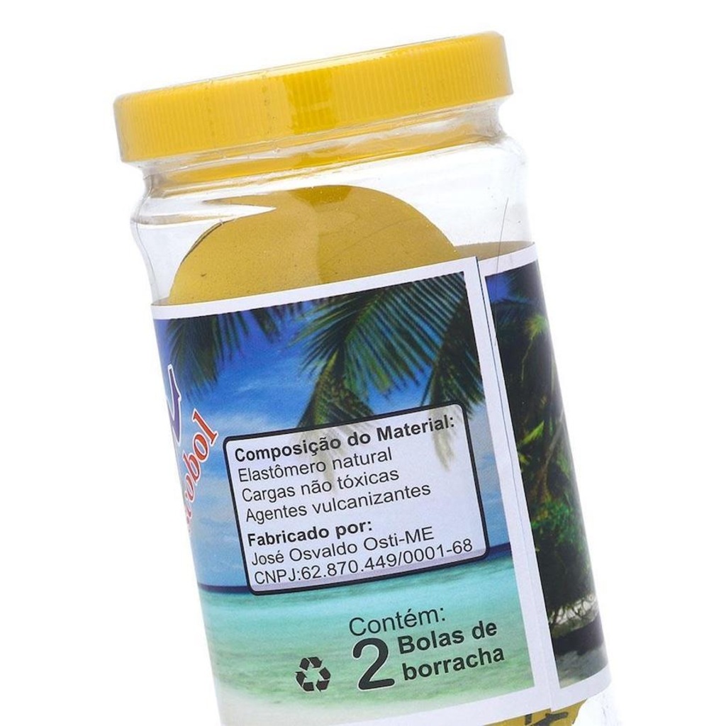 Imagem 2 do produto Bola de Frescobol Spin Profissional - Tubo com 02 Unidades