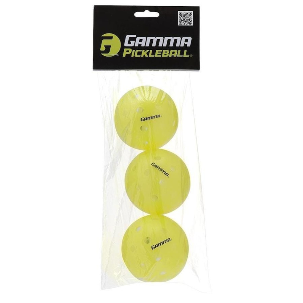 Imagem 4 do produto Bola de Pickleball Gamma Photon Outdoor - Pack com 03 Unidades