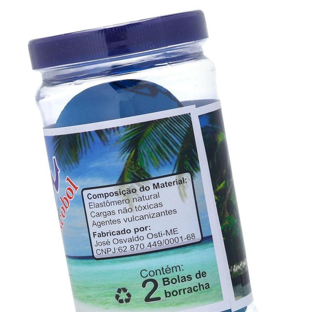 Imagem 2 do produto Bola de Frescobol Spin Profissional - Tubo com 02 Unidades