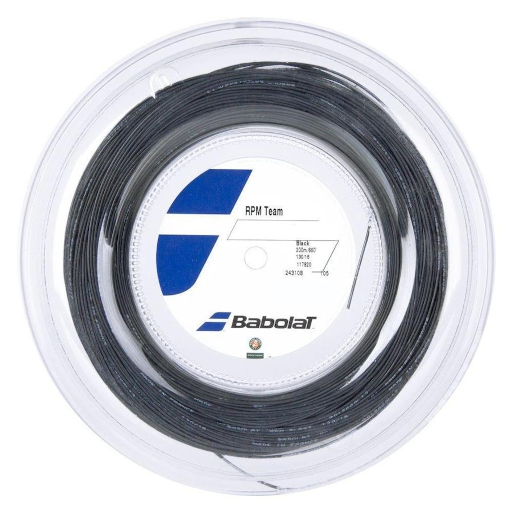 Corda para Raquete Babolat RPM Team 16L - 1.30mm - 200 Metros