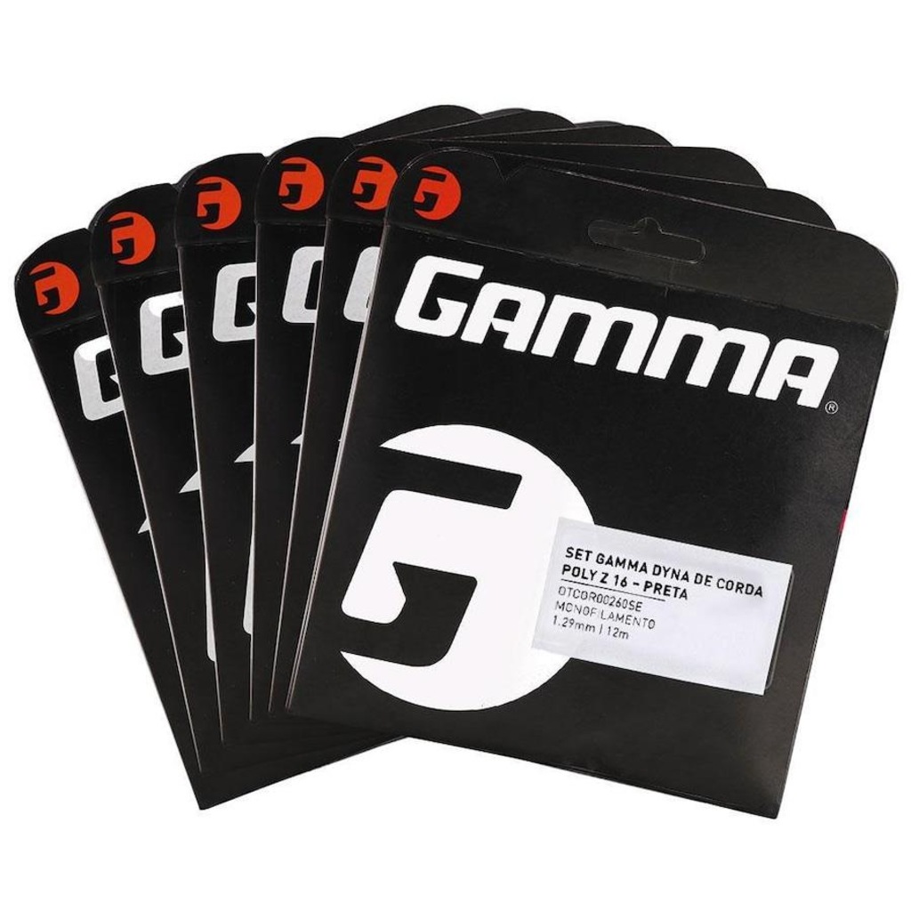 Corda Gamma Poly Z 16L 1.29mm - Set Individual Pack com 06 unidades