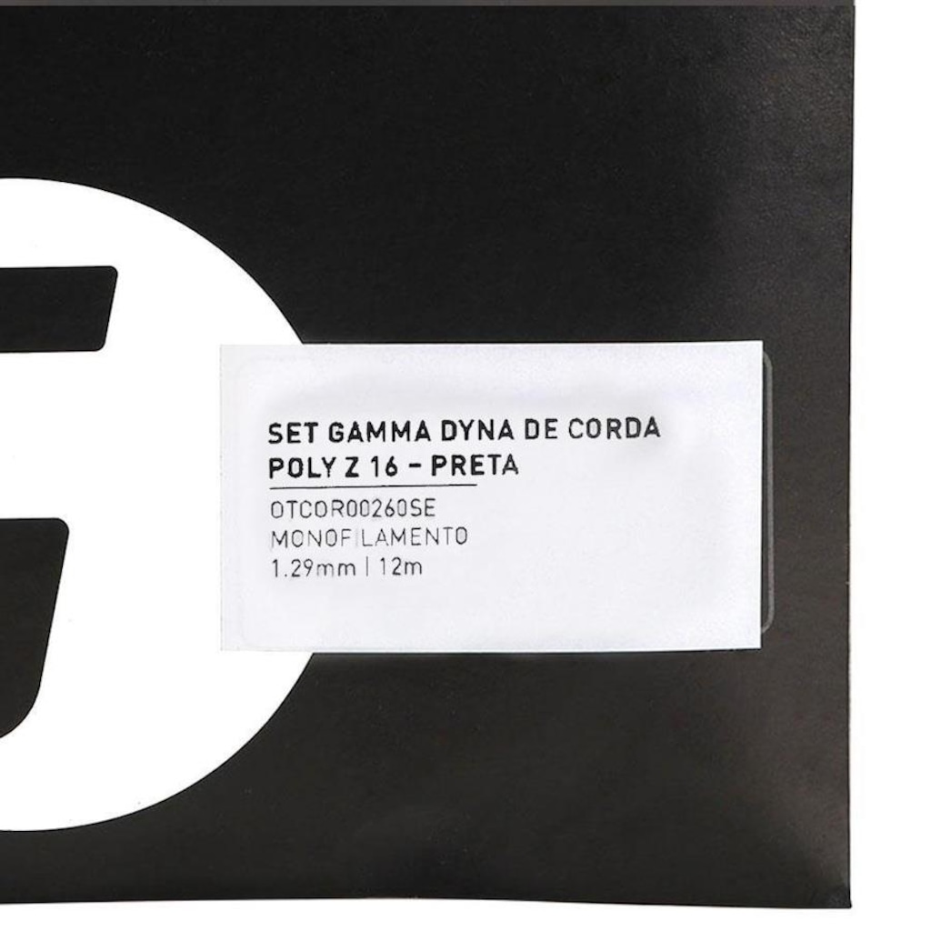 Imagem 2 do produto Corda Gamma Poly Z Set Individual - 16L 1.29mm