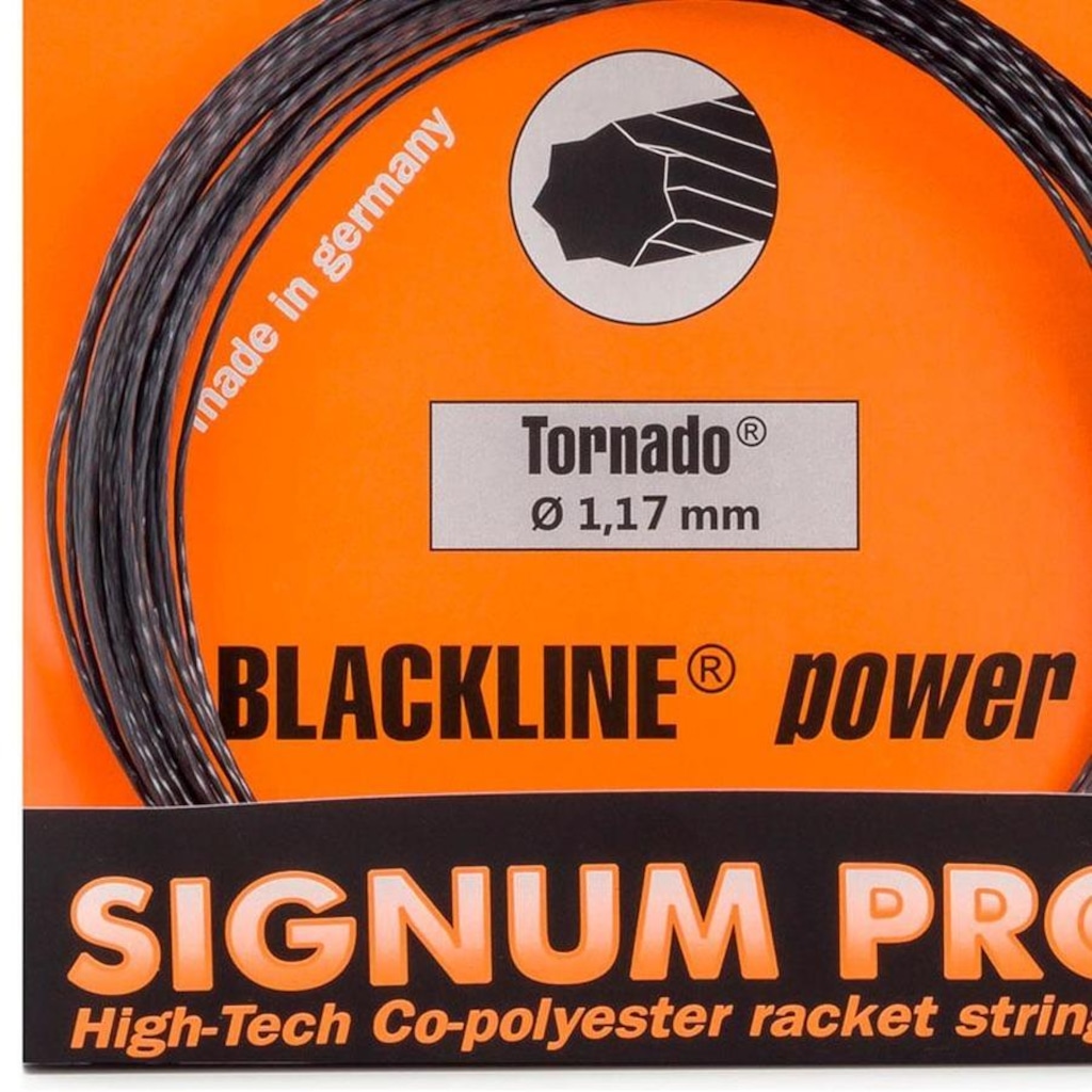 Imagem 2 do produto Corda Signum Pro Tornado 1.17mm Preta - Set Individual - Pack com 03 unidades