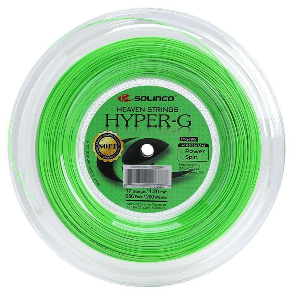 Imagem 3 do produto Corda Solinco Hyper G Soft Rolo com 200 Metros - 17 1.20mm