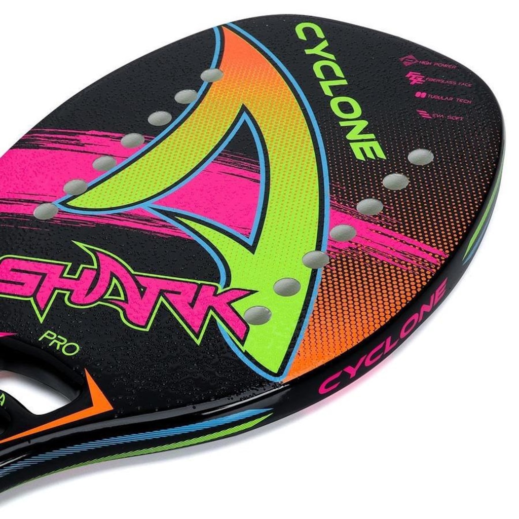 Imagem 2 do produto Raquete de Beach Tennis Shark Cyclone - Adulto