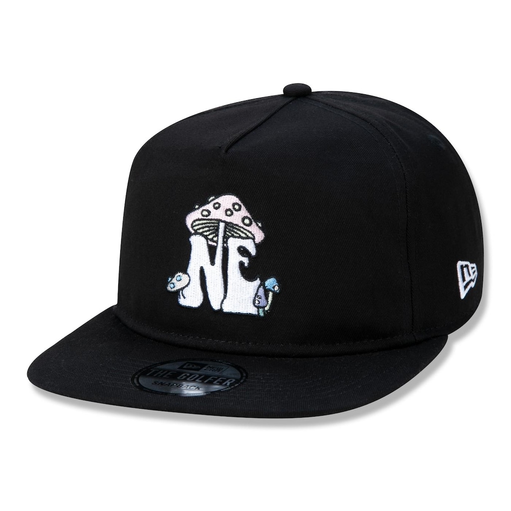 Boné Aba Reta New Era The Golfer Retro Soundtrack Mushroo - Snapback - Adulto - Foto 1