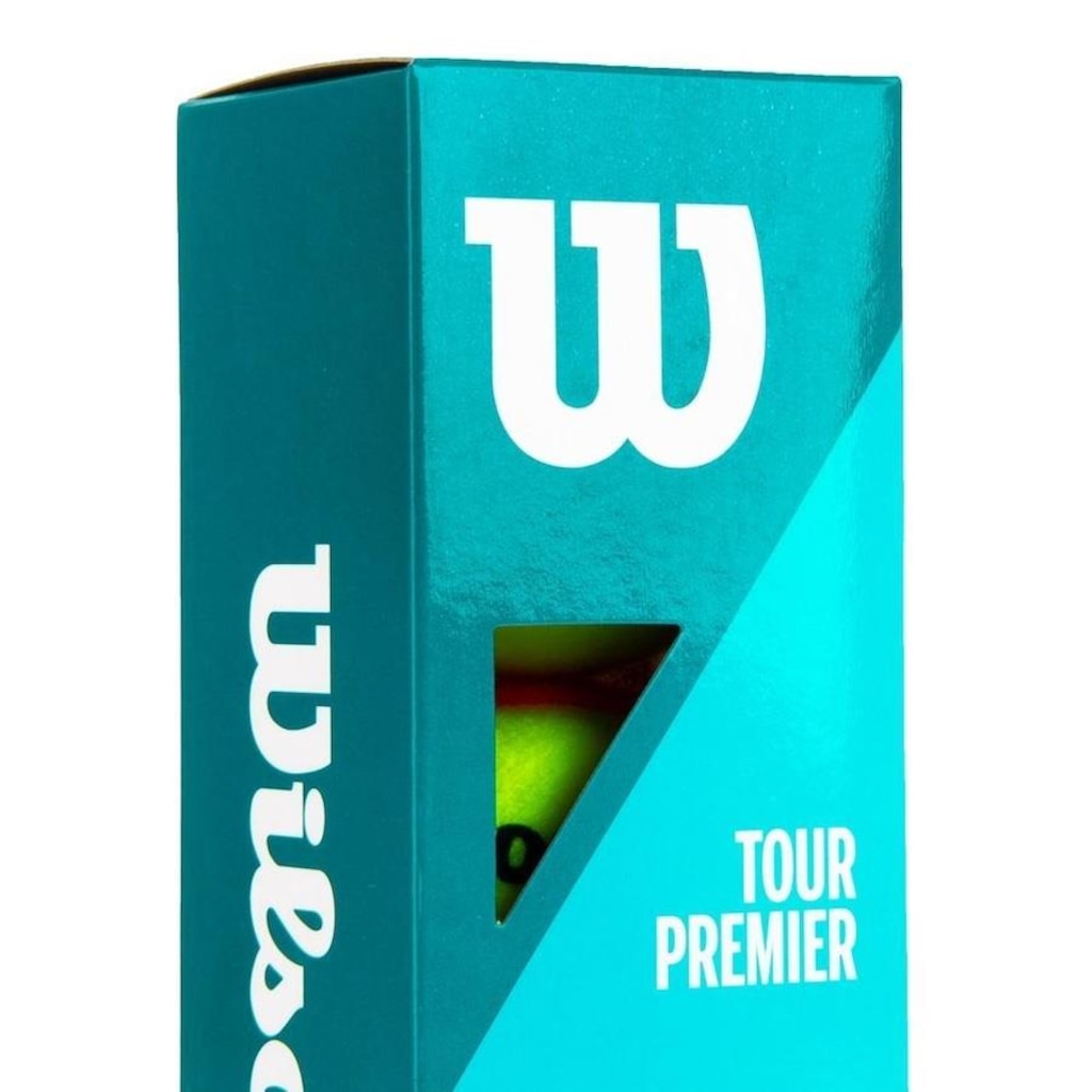 Imagem 2 do produto Kit de Bolas de Beach Tennis Wilson Tour Premier com 3 Tubos