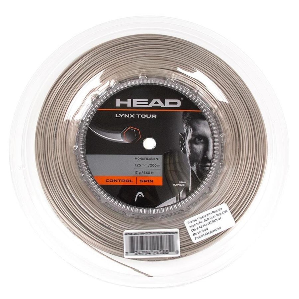 Corda Head Lynx Tour 17L 1.25mm Rolo com 200 metros