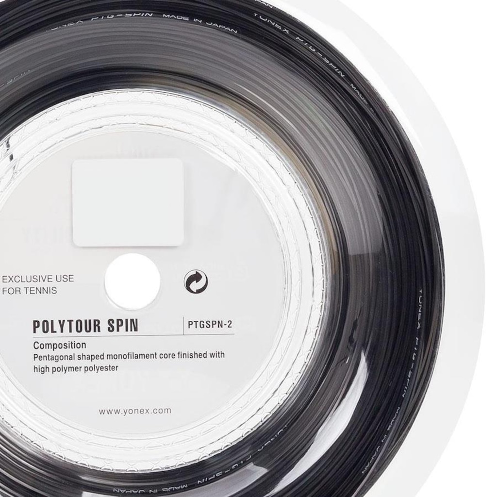 Imagem 3 do produto Corda Yonex PolyTour Spin 16L 1.25mm Rolo com 200 metros