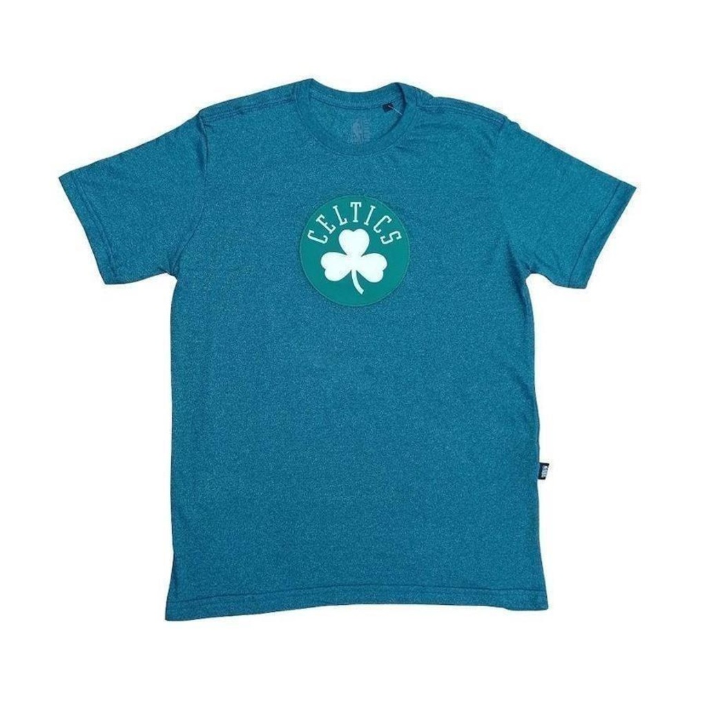Camiseta NBA Boston Celtics Logo Patch Bordado - Masculina