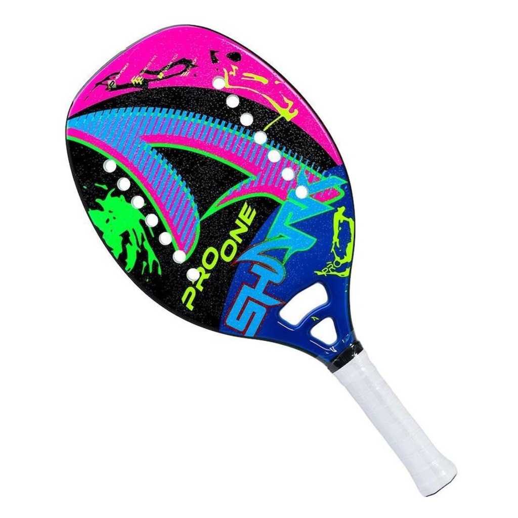 Raquete de Beach Tennis Shark Pro One - Adulto - Foto 1