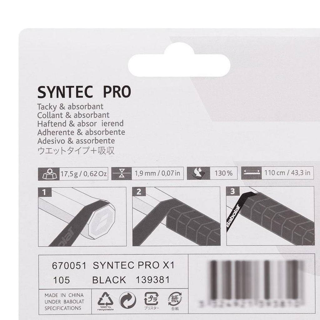 Imagem 4 do produto Cushion Grip Babolat Syntec Pro