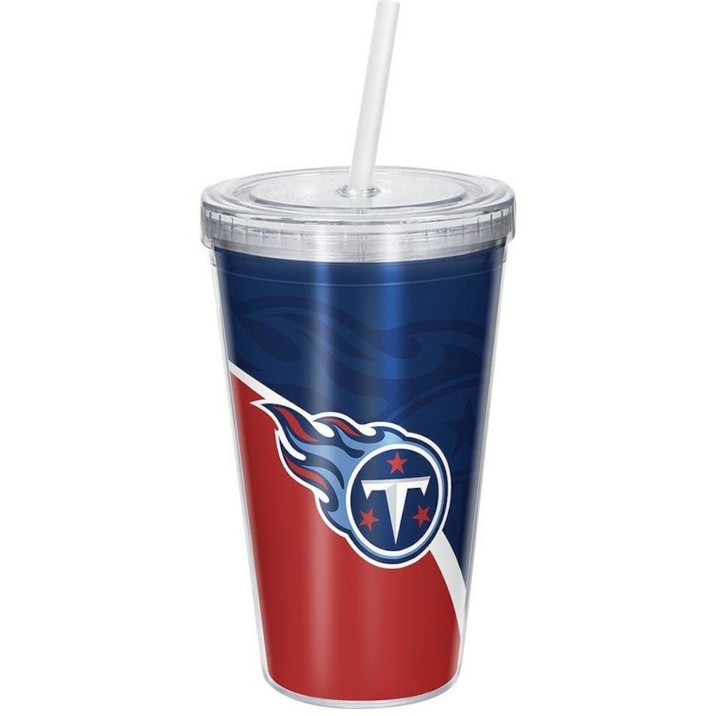 Copo NFL com Canudo Luxo Tennessee Titans