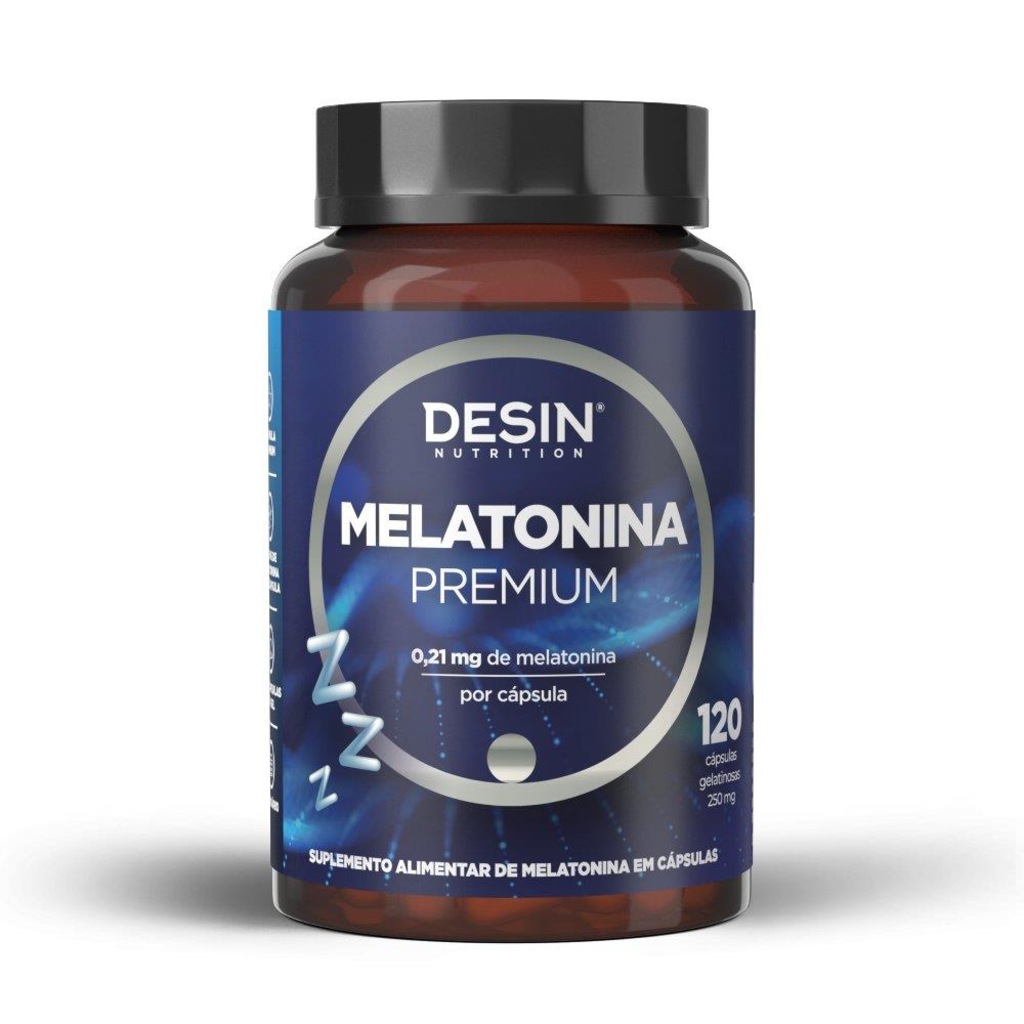 Desin Nutrition Desinchá de Melatonina - 120 Cápsulas - Foto 1