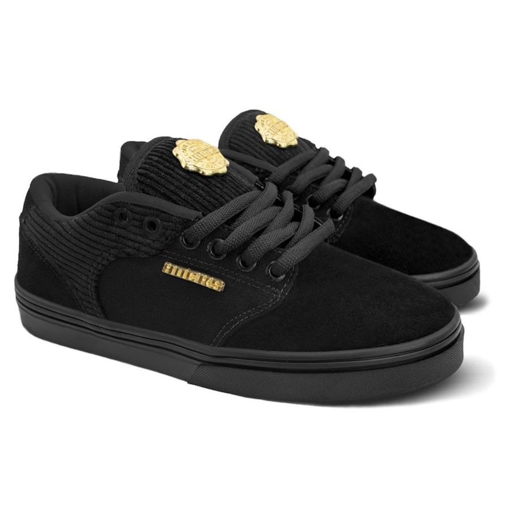 Imagem 2 do produto Tênis Hocks Montreal New Black Gold - Adulto