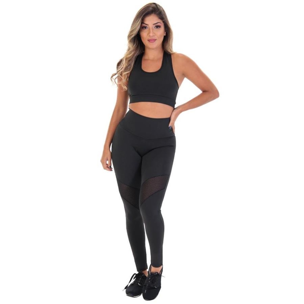 Conjunto Fristyle Fitness Legging e Top Academia - Feminino
