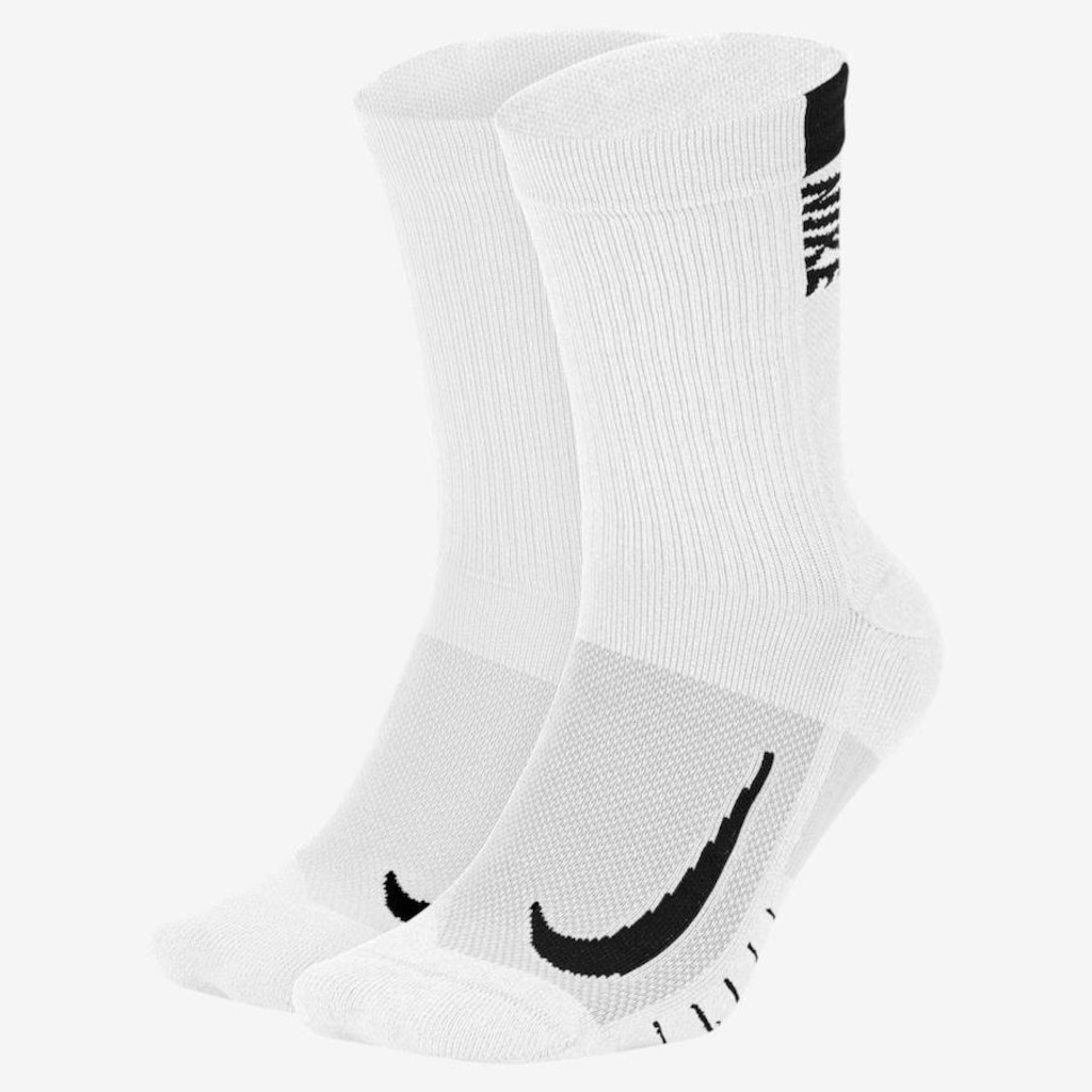 Kit de Meia Cano Alto Nike Multiplier - Adulto - 2 Pares - Foto 1