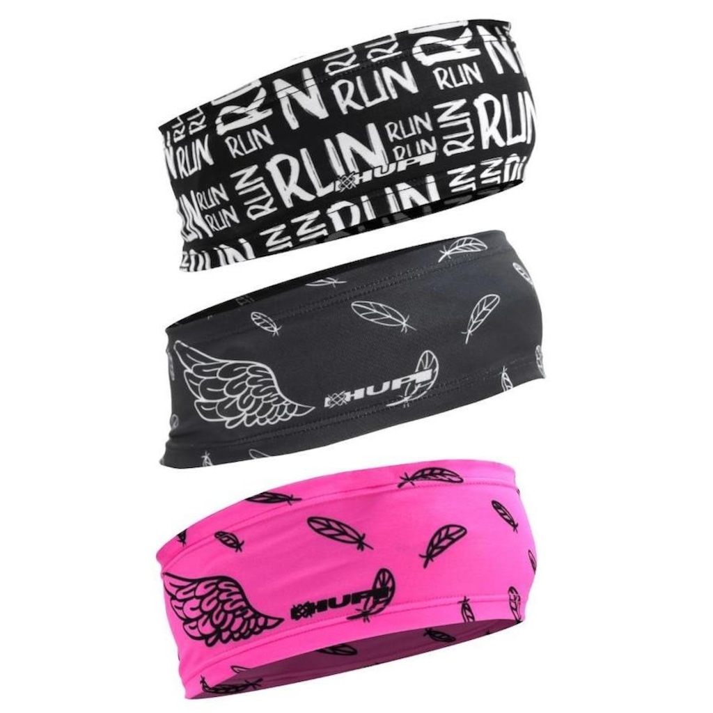 Kit Testeira Headband Hupi Run - 3 Unidades