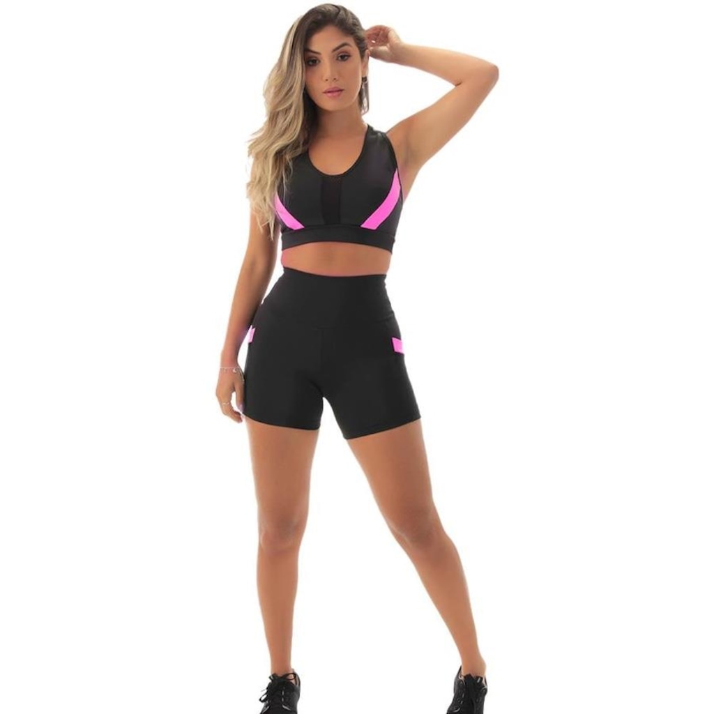 Imagem 4 do produto Conjunto Fristyle Fitness Short e Top Academia - Feminino