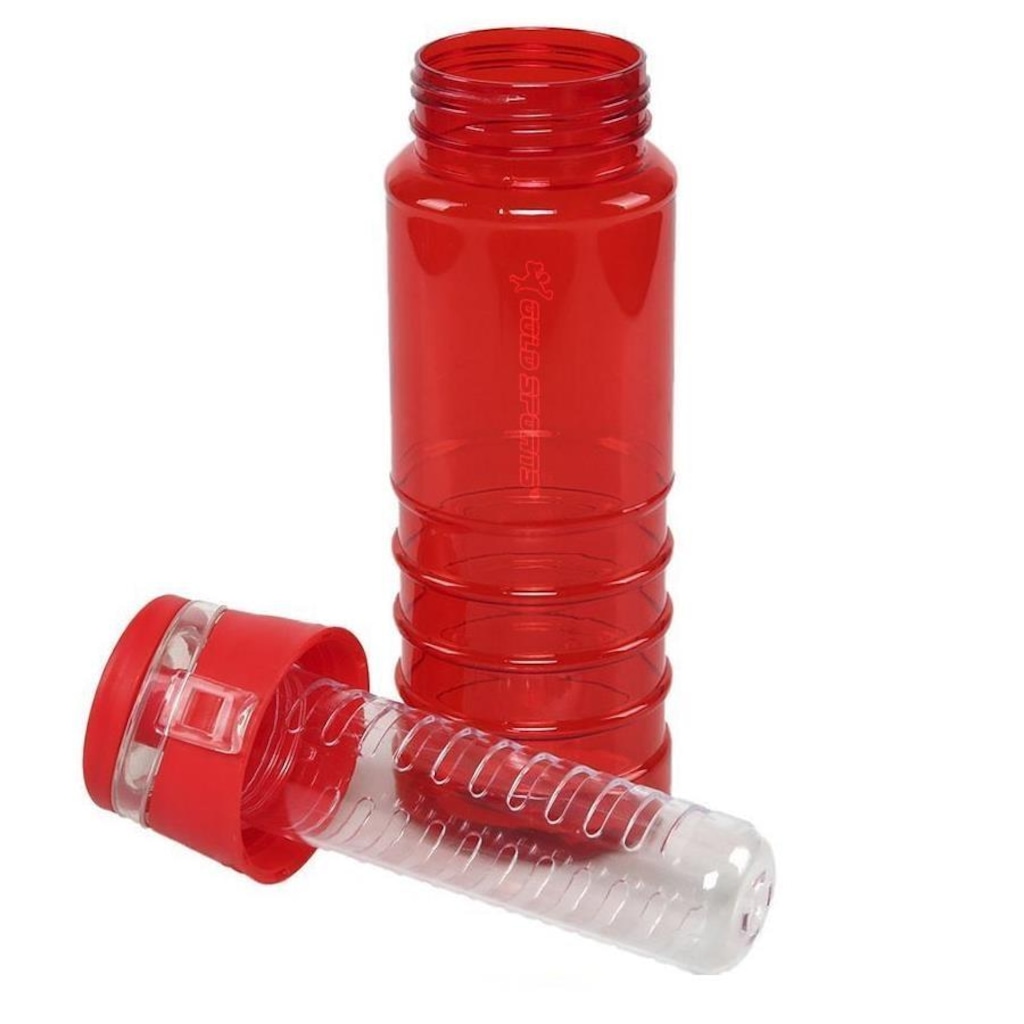 Imagem 2 do produto Garrafa Squeeze Gold Sports Gym Com Infusor - 800ml