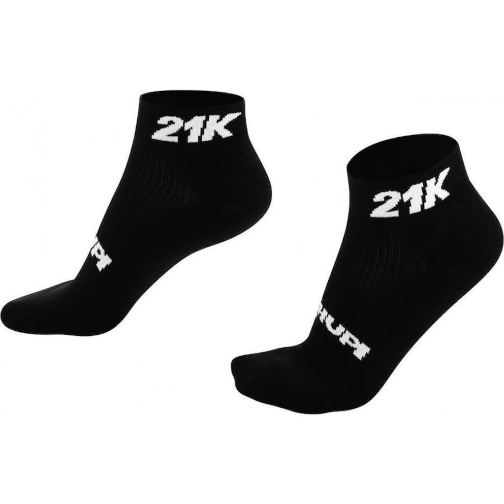 Imagem 2 do produto Kit Meia Hupi Corrida Pro Running 21K com 02 Pares - 36 ao 42 - Adulto